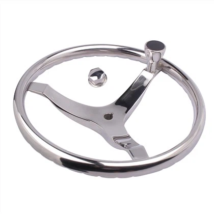 Volant de vaixell d'acer inoxidable amb femella i pom giratori